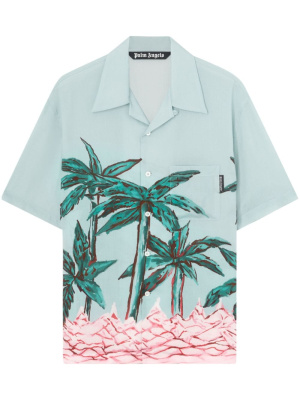 

Palms Row button-up bowling shirt, Palm Angels Palms Row button-up bowling shirt