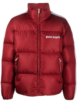 

Logo-print down-feather padded jacket, Palm Angels Logo-print down-feather padded jacket