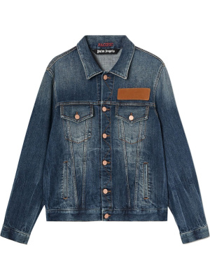 

Palm logo denim jacket, Palm Angels Palm logo denim jacket