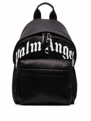 

Logo-print backpack, Palm Angels Logo-print backpack