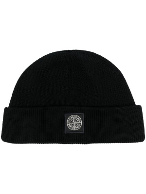 

Berretto ribbed-knit beanie hat, Stone Island Berretto ribbed-knit beanie hat