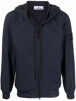 

Compass badge hooded track jacket, Stone Island Compass badge hooded track jacket