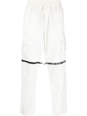 

Logo-print zip-vent trousers, Stone Island Logo-print zip-vent trousers