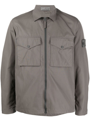 

Compass-patch shirt jacket, Stone Island Compass-patch shirt jacket