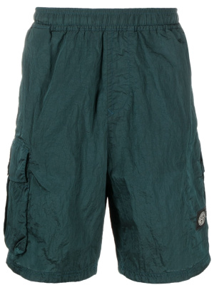 

Crease-effect cargo shorts, Stone Island Crease-effect cargo shorts