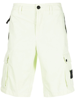 

Side logo-patch bermuda shorts, Stone Island Side logo-patch bermuda shorts