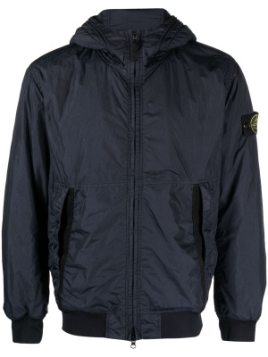 

Compass-patch zip-up jacket, Stone Island Compass-patch zip-up jacket