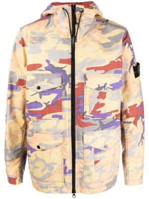 

Camouflage-print jacket, Stone Island Camouflage-print jacket