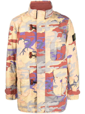 

Camouflage-print jacket, Stone Island Camouflage-print jacket