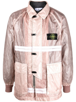 

Logo-patch double-layer jacket, Stone Island Logo-patch double-layer jacket