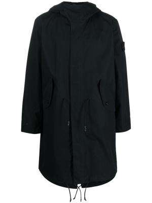 

Compass-patch long-sleeved coat, Stone Island Compass-patch long-sleeved coat