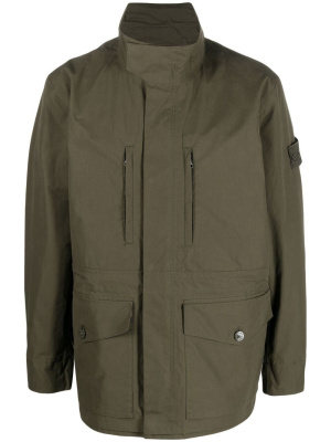 

Compass-patch long-sleeved jacket, Stone Island Compass-patch long-sleeved jacket