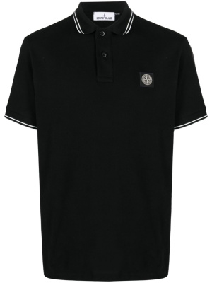 

Compass-patch cotton polo shirt, Stone Island Compass-patch cotton polo shirt