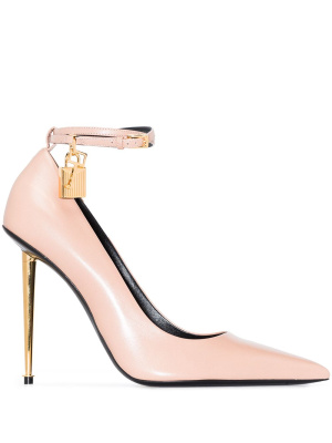 

105mm padlock-detail pumps, TOM FORD 105mm padlock-detail pumps