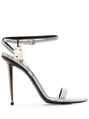 

Padlock Pointy Naked heeled sandals, TOM FORD Padlock Pointy Naked heeled sandals