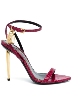 

Padlock-detail 115mm sandals, TOM FORD Padlock-detail 115mm sandals