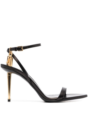 

Padlock 85mm leather sandals, TOM FORD Padlock 85mm leather sandals