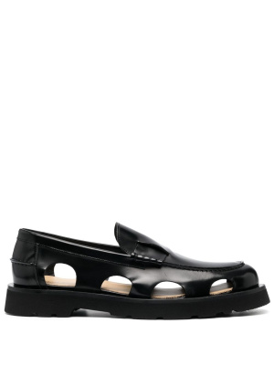 

Cut-out leather loafers, Paul Smith Cut-out leather loafers