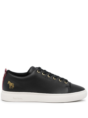 

Zebra-patch lace-up sneakers, Paul Smith Zebra-patch lace-up sneakers