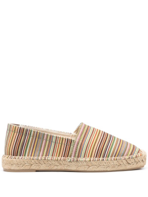 

Signature stripe-print espadrilles, Paul Smith Signature stripe-print espadrilles