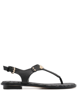 

Logo-plaque leather sandals, Michael Michael Kors Logo-plaque leather sandals
