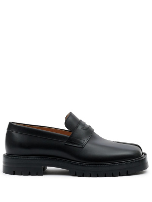 

Split-toe leather loafers, Maison Margiela Split-toe leather loafers