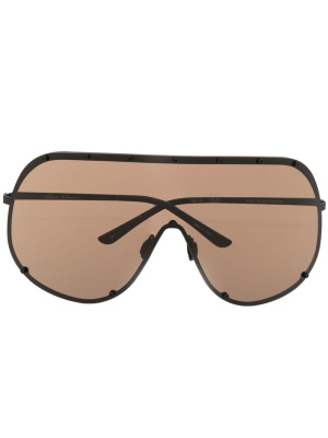 

Shield oversized-frame sunglasses, Rick Owens Shield oversized-frame sunglasses