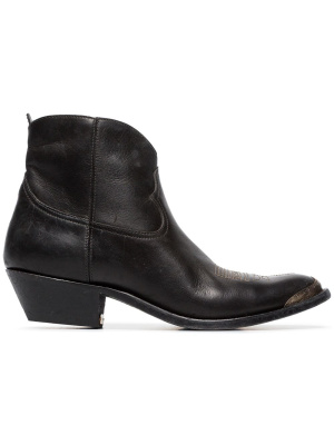 

Young leather cowboy ankle boots, Golden Goose Young leather cowboy ankle boots