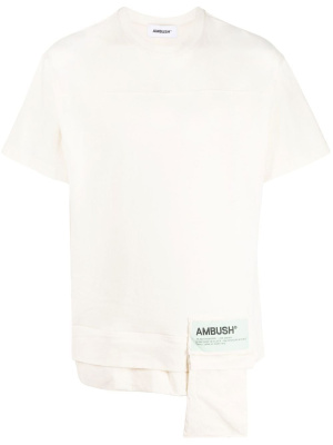 

Layered-hem cotton T-shirt, AMBUSH Layered-hem cotton T-shirt