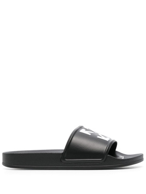 

Arrows logo-print slides, Off-White Arrows logo-print slides