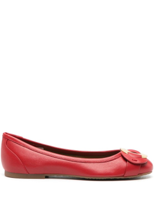 

Chany buckle-detail ballerina shoes, See by Chloé Chany buckle-detail ballerina shoes