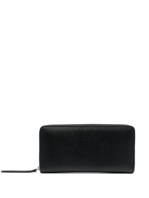 

Stitched-logo leather wallet, Maison Margiela Stitched-logo leather wallet