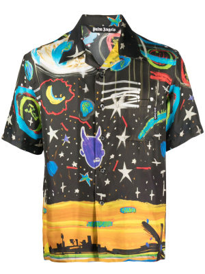 

Starry Night bowling shirt, Palm Angels Starry Night bowling shirt