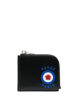

Logo-embossed leather wallet, Kenzo Logo-embossed leather wallet
