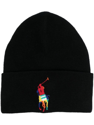 

Polo Pony embroidered beanie, Polo Ralph Lauren Polo Pony embroidered beanie