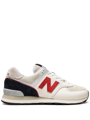 

574 "White/Light Grey/Red/Navy" sneakers, New Balance 574 "White/Light Grey/Red/Navy" sneakers