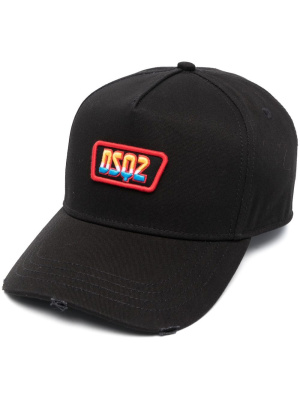 

Logo-appliqué cotton cap, Dsquared2 Logo-appliqué cotton cap