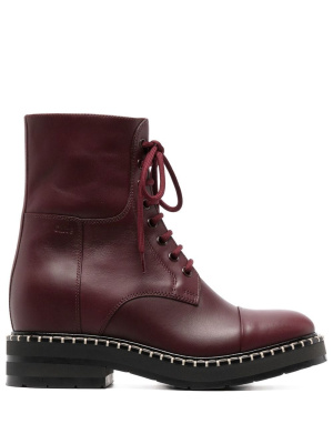 

Noua lace-up leather boots, Chloé Noua lace-up leather boots