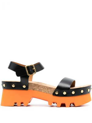 

Owena leather platform sandals, Chloé Owena leather platform sandals