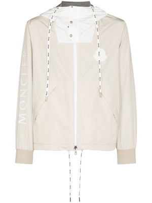 

Drawstring logo-print jacket, Moncler Drawstring logo-print jacket