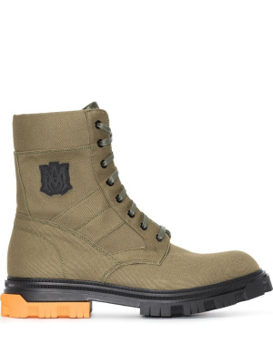 

Logo-patch combat boots, AMIRI Logo-patch combat boots