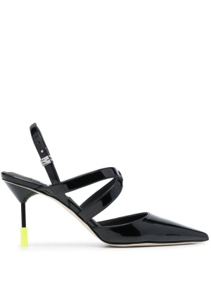 

95mm pointed leather pumps, MSGM 95mm pointed leather pumps