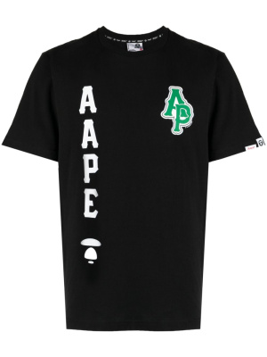 

Camo logo-print cotton T-shirt, AAPE BY *A BATHING APE® Camo logo-print cotton T-shirt