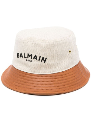 

Logo-embroidered bucket hat, Balmain Logo-embroidered bucket hat