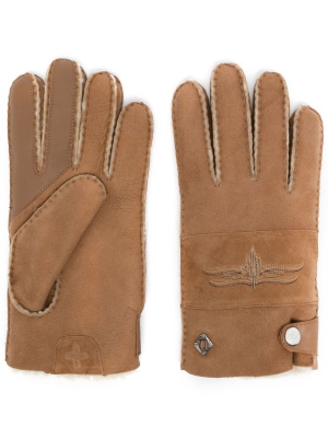 

X COTD embroidered-motif gloves, UGG X COTD embroidered-motif gloves