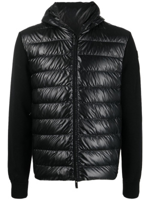 

Panelled padded hooded jacket, Moncler Panelled padded hooded jacket