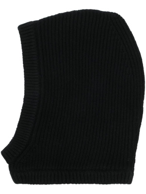 

Ribbed-knit balaclava hat, Rick Owens Ribbed-knit balaclava hat