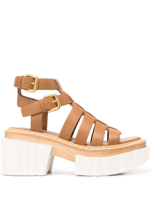 

Strappy platform sandals, Stella McCartney Strappy platform sandals