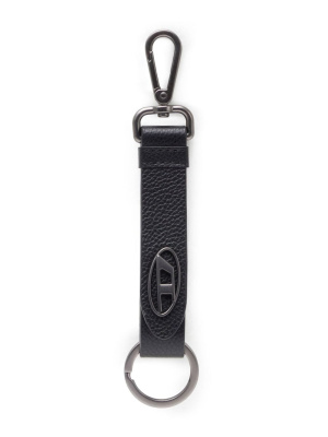 

Logo-plaque leather keyring, Diesel Logo-plaque leather keyring