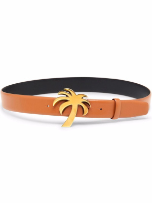 

Palm Tree-buckle leather belt, Palm Angels Palm Tree-buckle leather belt